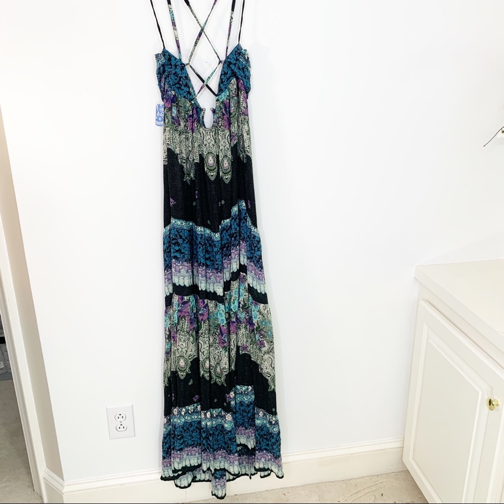 Free People Give A Little Floral Maxi Tiered Dress - Picture 13 of 16